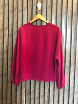 Chest 20 Bggy Style  Length 22  Fabric Silk Fashion Western Ladies Top