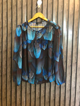 Chest 20  Length 23  Fabric Chiffon Premium Quality Western Top