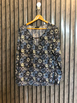 Chest 21  Length 25  Fabric Silk Everyday Wear Full Sleeve Top