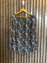 Chest 21  Length 25  Fabric Silk Everyday Wear Full Sleeve Top