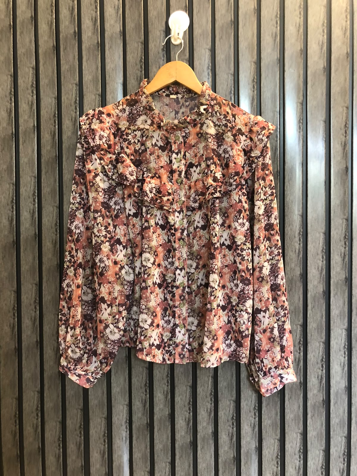 Chest 20  Length 22  Fabric Chiffon New Arrival Western Top