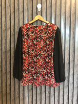 Chest 19.5  Length 27  Fabric Chiffon Womens Casual Western Top