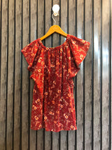 Chest 20  Length 20  Fabric linen Womens Western Fashion Top