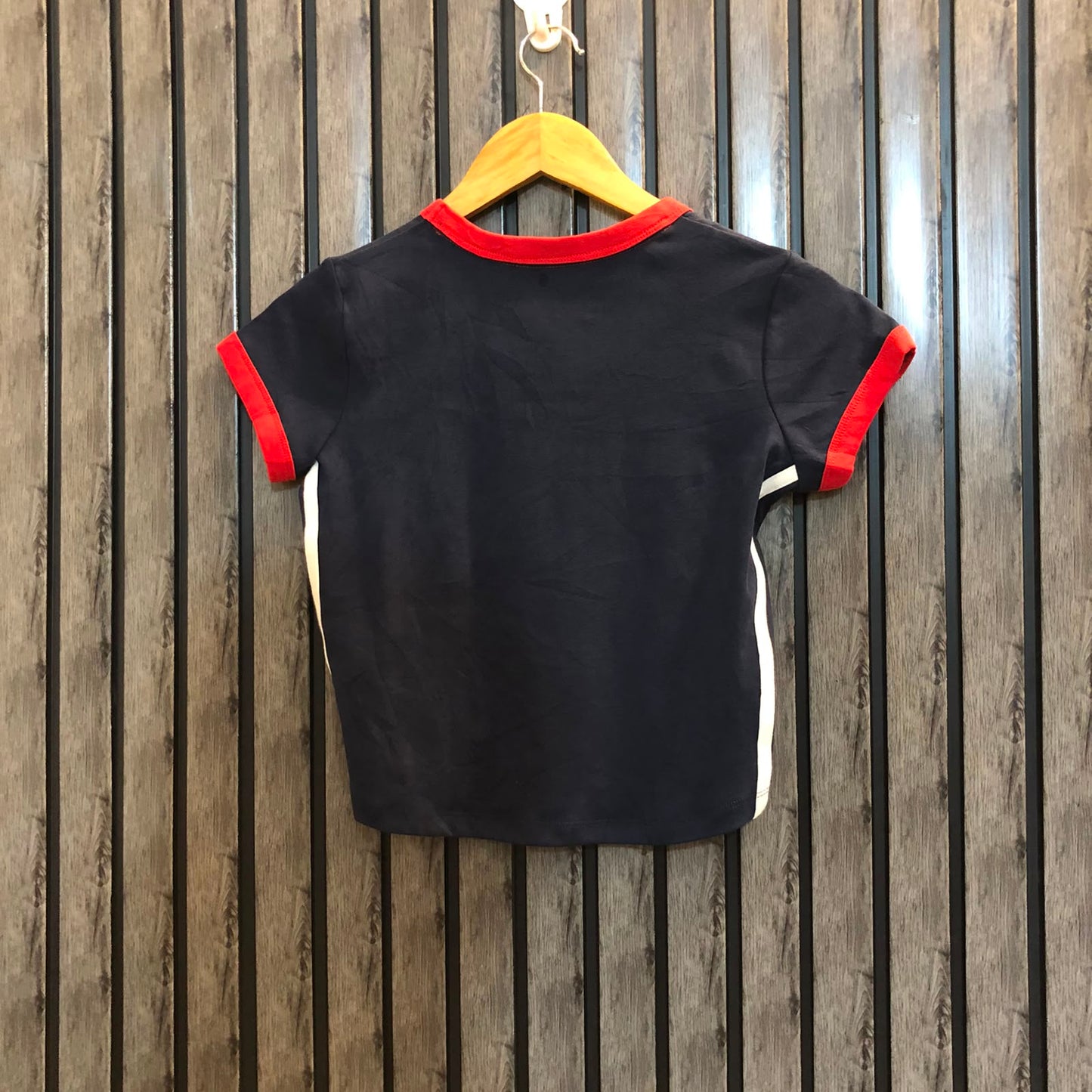 Chest 17  Length 16  Fabric Jersey Crop Top for Girls