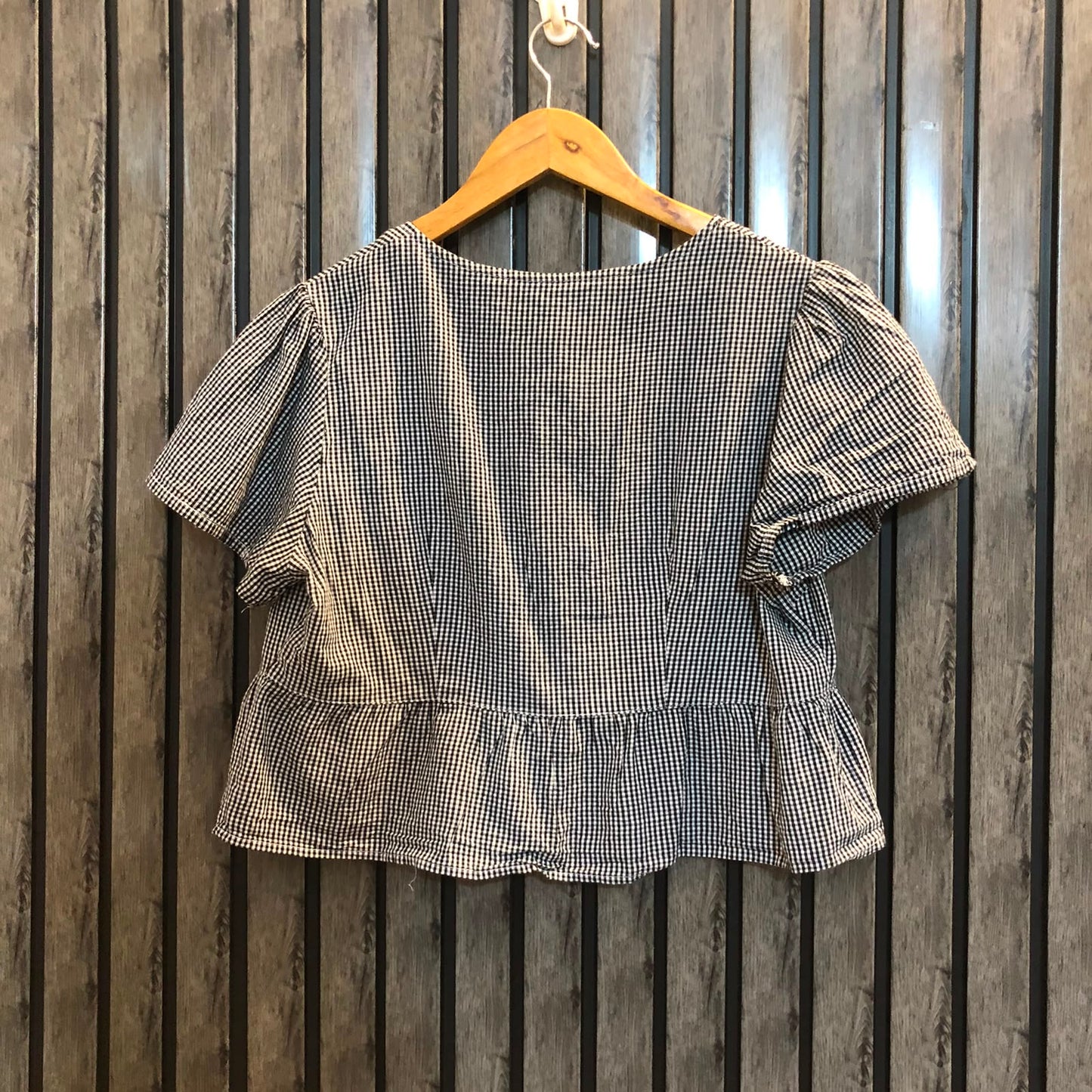 Chest 18  Length 16  Fabric Cotton Western Crop Top