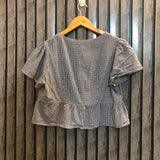Chest 18  Length 16  Fabric Cotton Western Crop Top