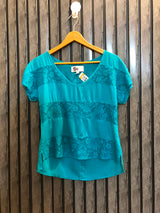 Chest 17  Length 19 To 21  Fabric Linen Womens Collection Crop Top