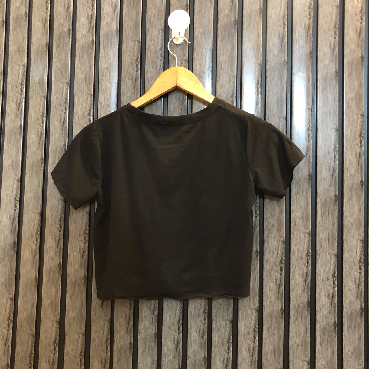 Chest 17  Length 13  Fabric Jersey Ladies Classic Crop Top