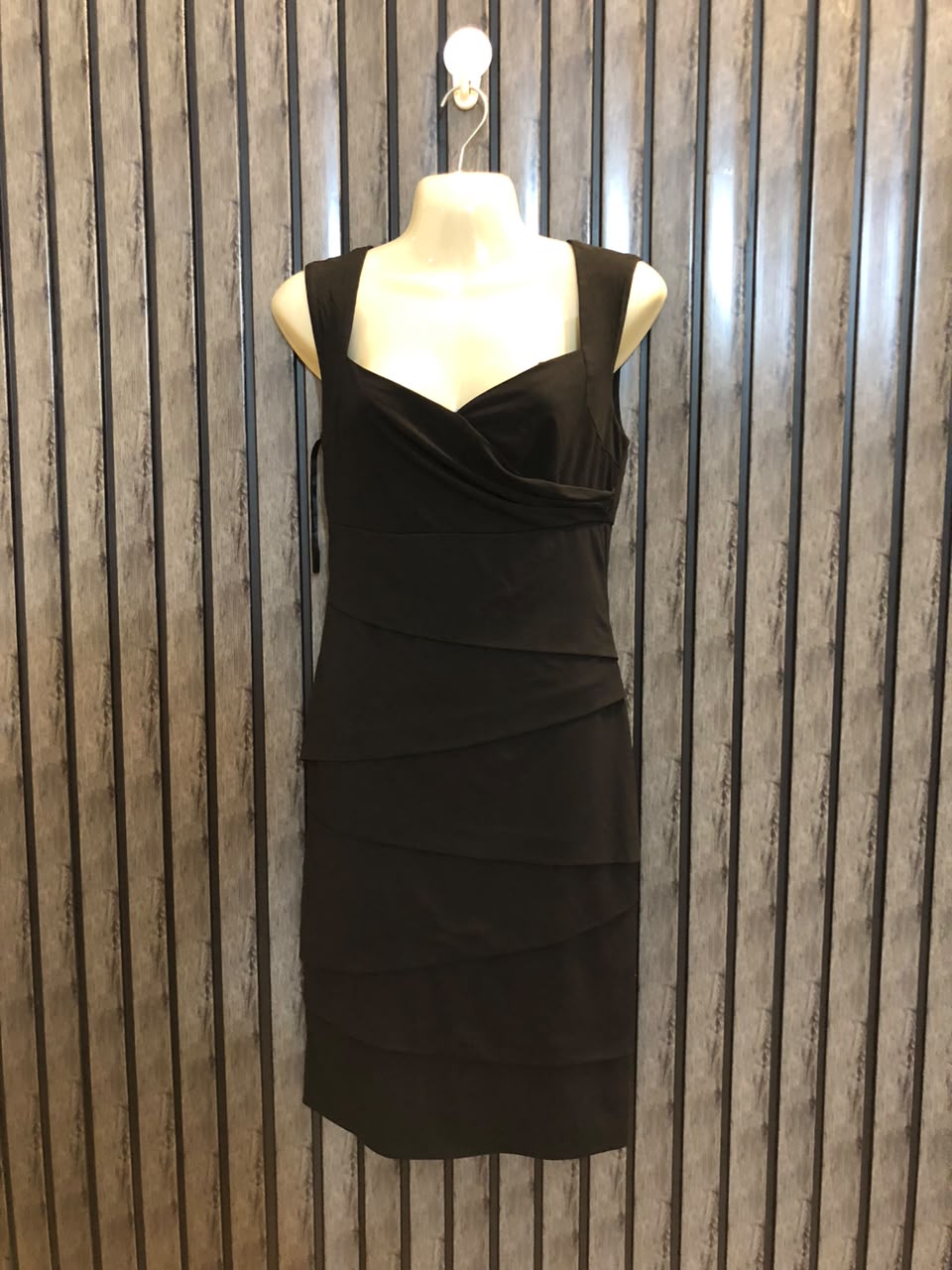 Chest 18  Length 37  Fabric Silk Jersey Western Branded Women's Party Wear Mini Dress