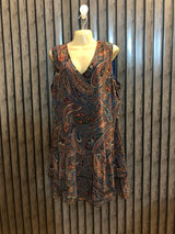 Chest 21  Length 35  Fabric Chiffon Fashionable Women's Party Wear Mini Dress