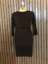 Chest 18  Length 30  Fabric Silk Jersey Designer Women's Party Wear Short Dress