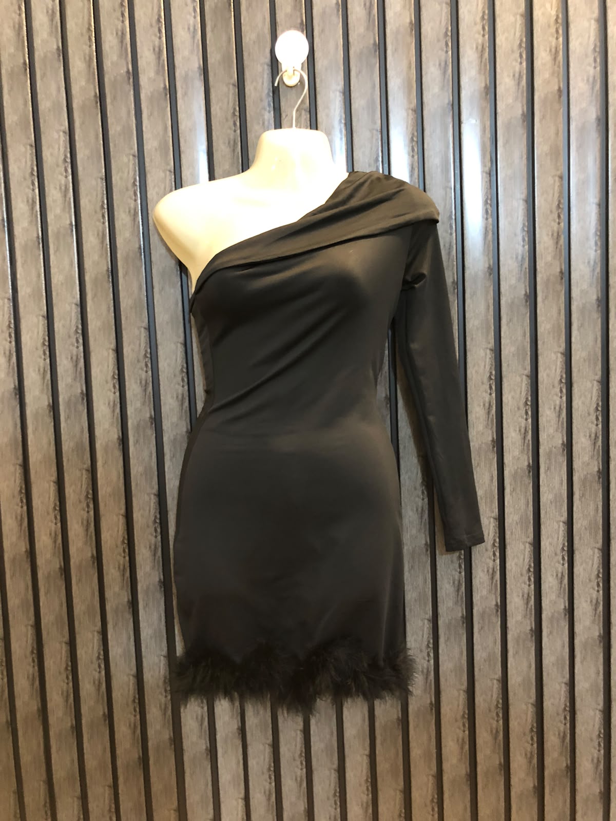 Chest Small  Length 28  Fabric Silk Jersey Modern Western Style Party Dress for Women