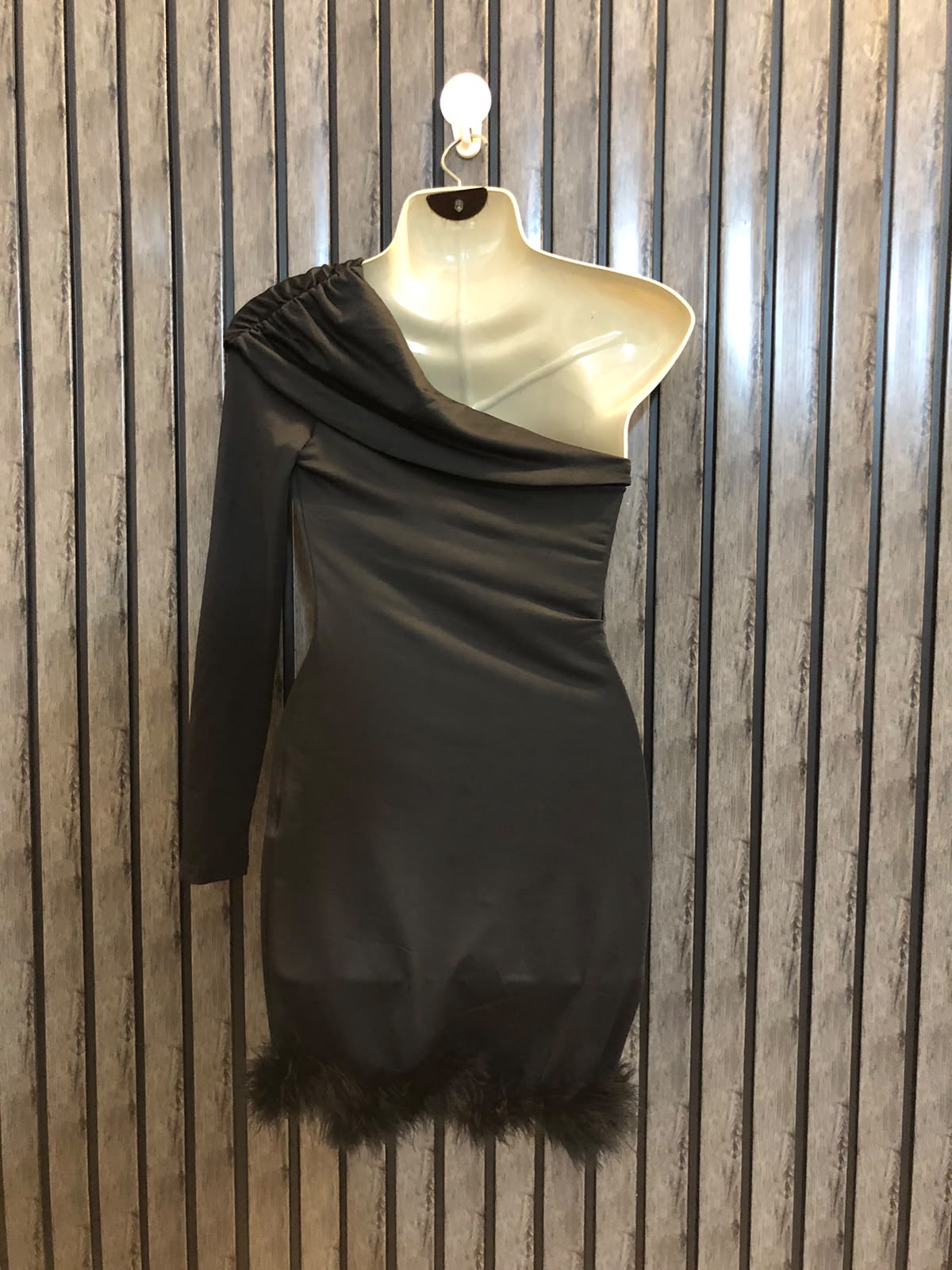 Chest Small  Length 28  Fabric Silk Jersey Modern Western Style Party Dress for Women