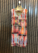 Chest 22  Length 37  Fabric Silk Jersey High-Quality Branded Mini Dress for Women