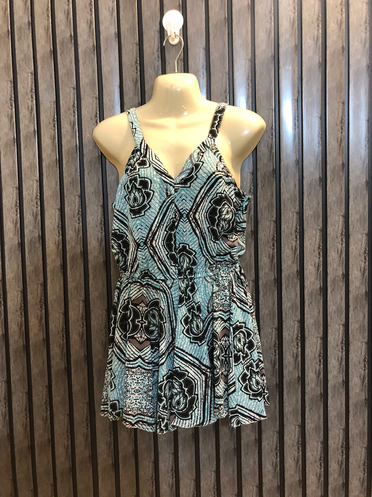 Chest 17  Length 26  Fabric Chiffon Western Fashion Mini Dress for Women