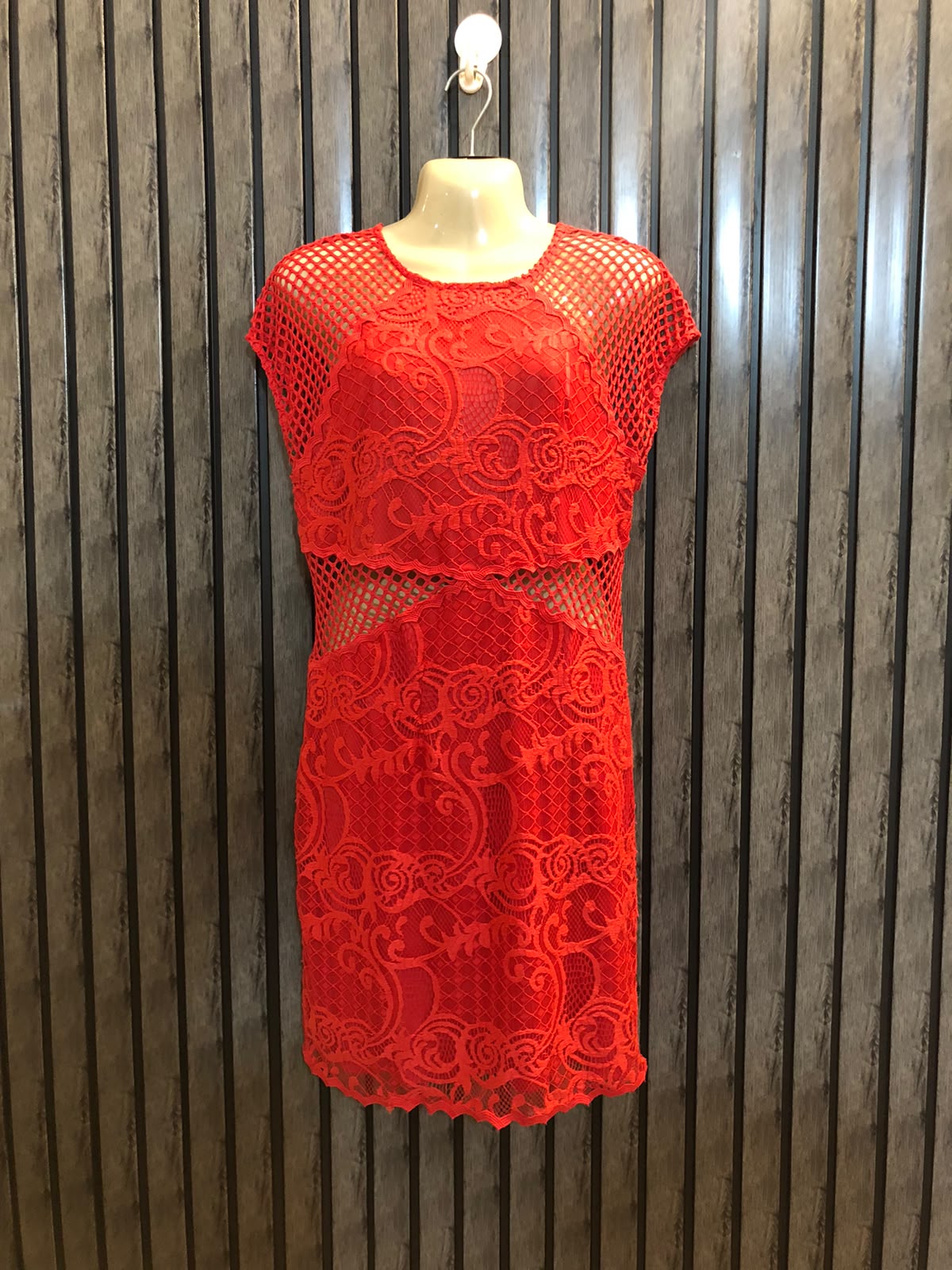 Chest 19  Length 34  Fabric Net Classy Women's Evening Mini Dress
