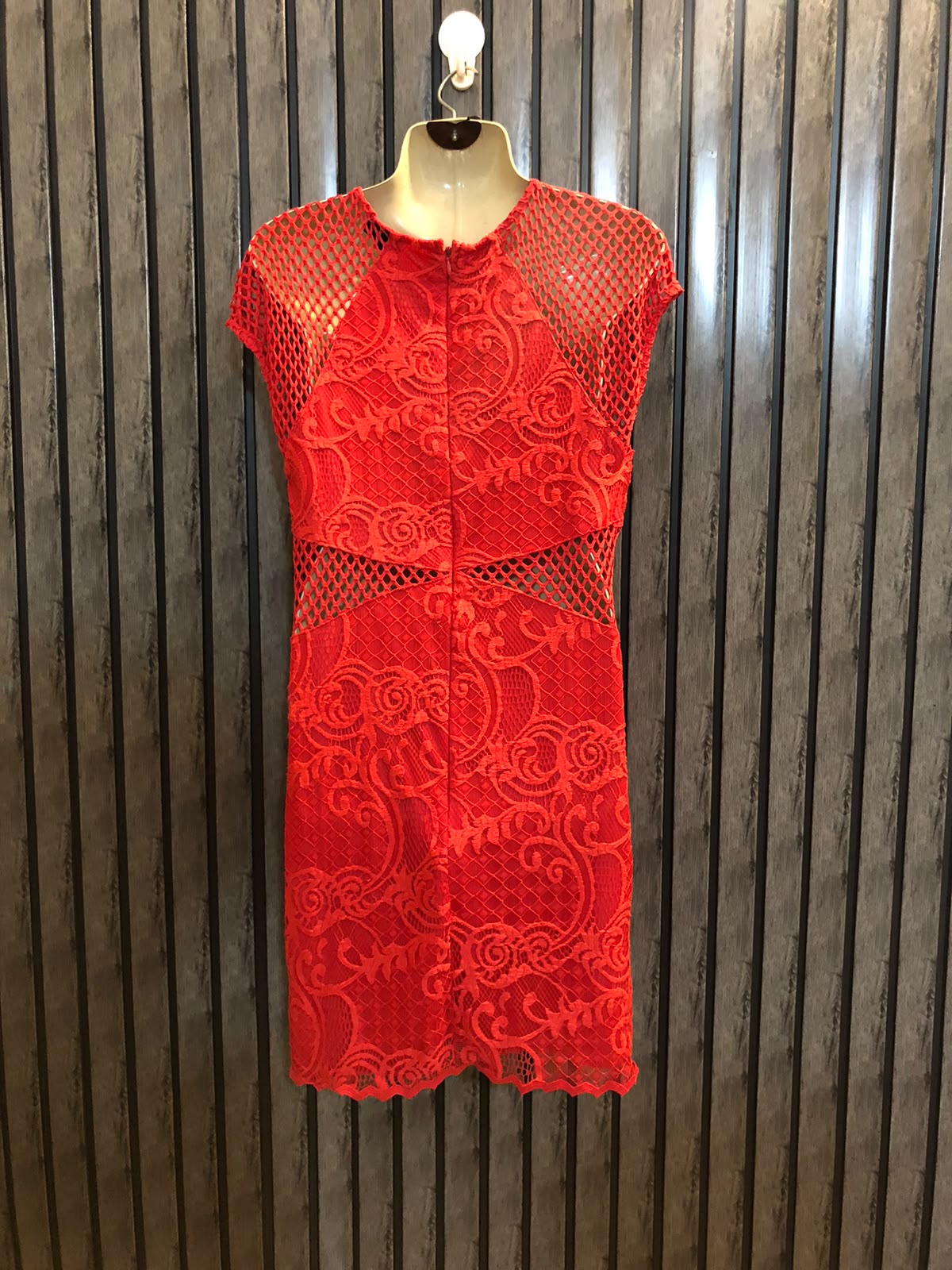 Chest 19  Length 34  Fabric Net Classy Women's Evening Mini Dress
