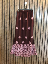 waist 28  Length 39  Fabric silk Modern Western Skirts Collection