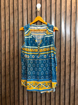 Chest 20  Lenght 27 to 28  Fabric linen Chic Sleeveless Tops for Women