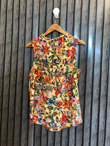Chest 20  Lenght 25  Fabric linen Trendy Ladies Sleeveless Fashion Tops