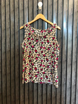 Chest 19  Lenght 23  fabric linen Women's Sleeveless Casual Wear