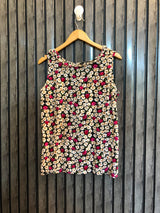 Chest 19  Lenght 23  fabric linen Women's Sleeveless Casual Wear