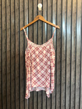 Chest 18  Lenght 28  Fabric linen Women's Sleeveless Tops