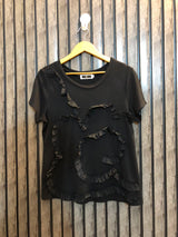 Chest 21  Lenght 23 The Western Branded Casual T-Shirt For Women