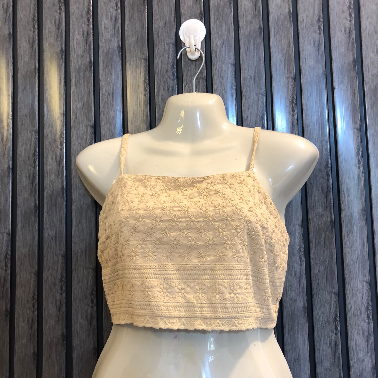 Chest medium  Lenght 11  Fabric cotton Fashion Crop Top