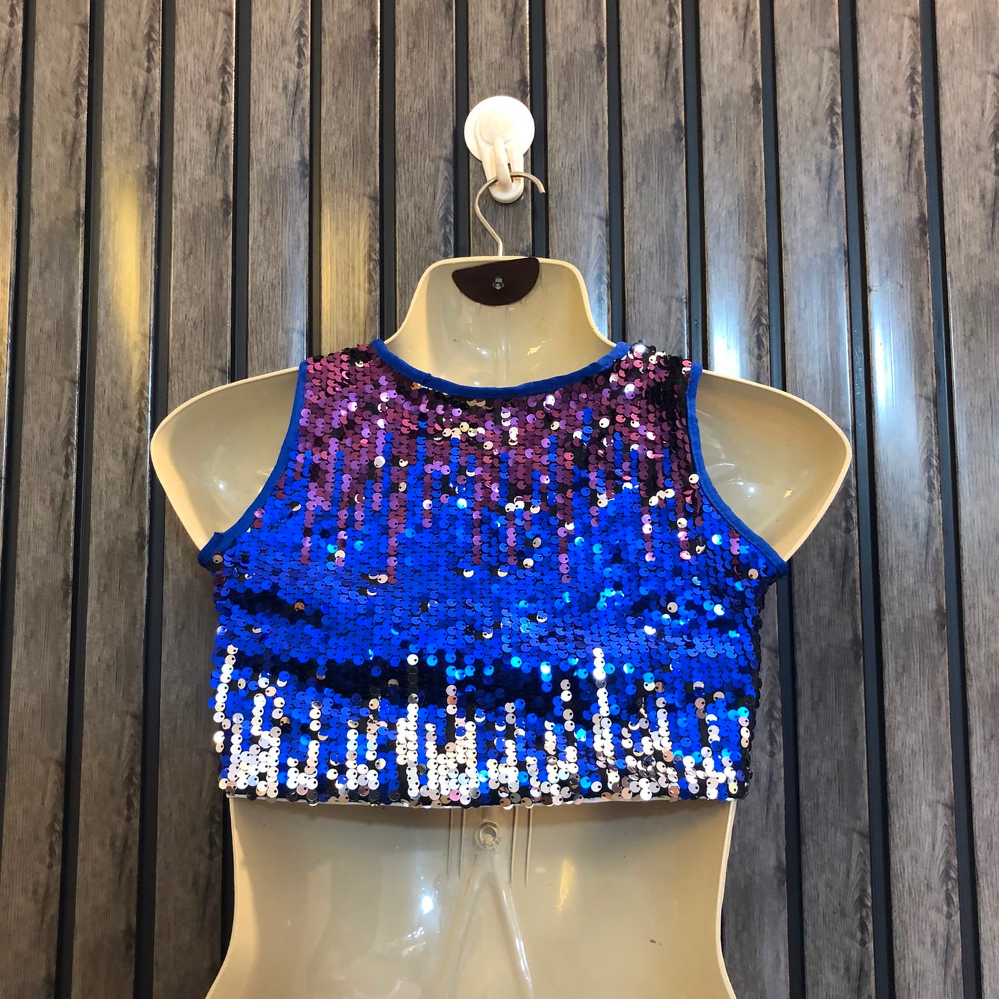Chest 16  Lenght 9  Fabric net jersey Casual Crop Tops for Women