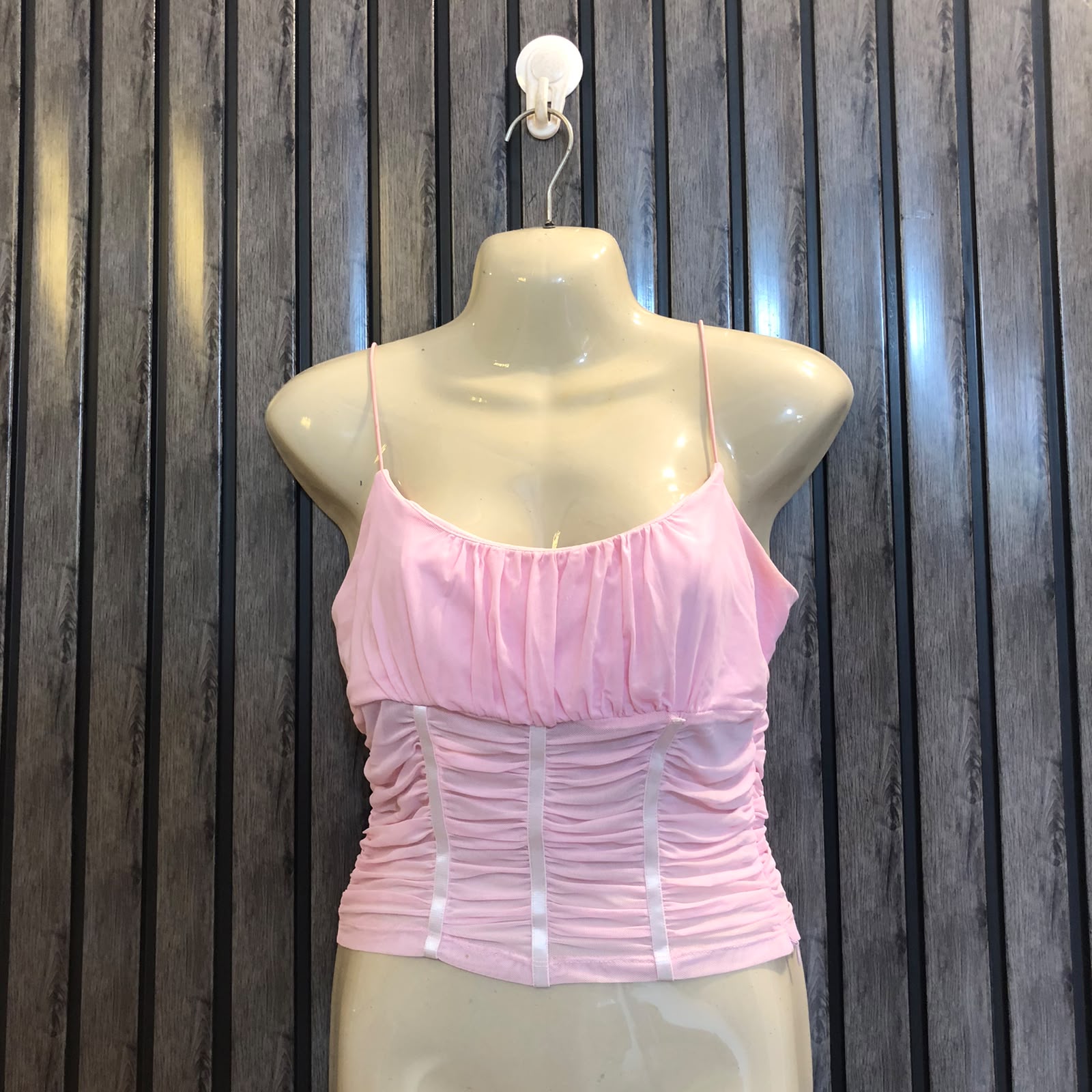 Chest small  Lenght 15  Fabric net Fashion Forward Crop Tops
