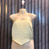 Chest small  Lenght 11  Fabric silk Women's Summer Crop Tops