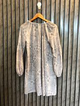 Chest 21  Lenght 33  Fabric chiffon  Fashion Long Tops for Women