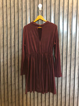 Chest 20  Lenght 35  Fabric silk jersey Casual Women's Long Tops