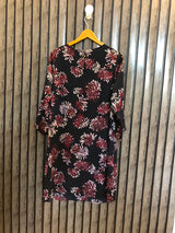 Chest 19  Lenght 36  Fabric silk Elegant Women's Long Tops