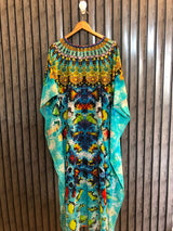 Chest free size  Lenght 51 to 53  Fabric Chiffon Branded Ladies Long Ponchos