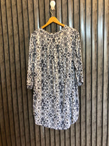 Chest 22  Lenght 34 To 35  Fabric Linen Women's Long Blouse Collection