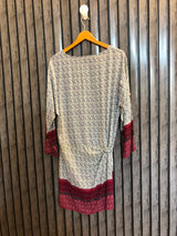 Chest 21  Lenght 34 To 35  Fabric Linen Women's Long Fashion Tops