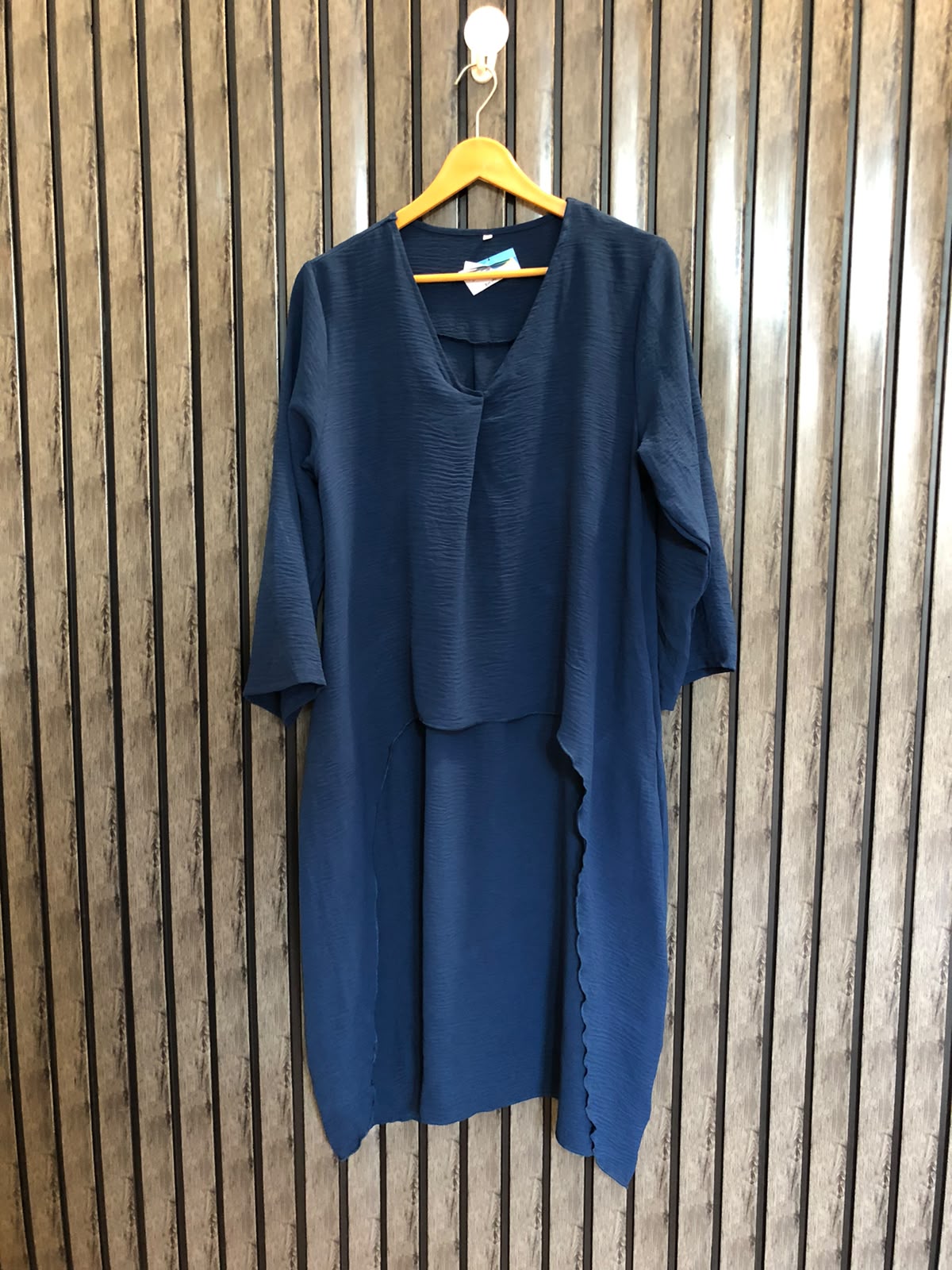 Chest 20  Lenght 20 to 39  Fabric silk Luxury Branded Women's Long Tops