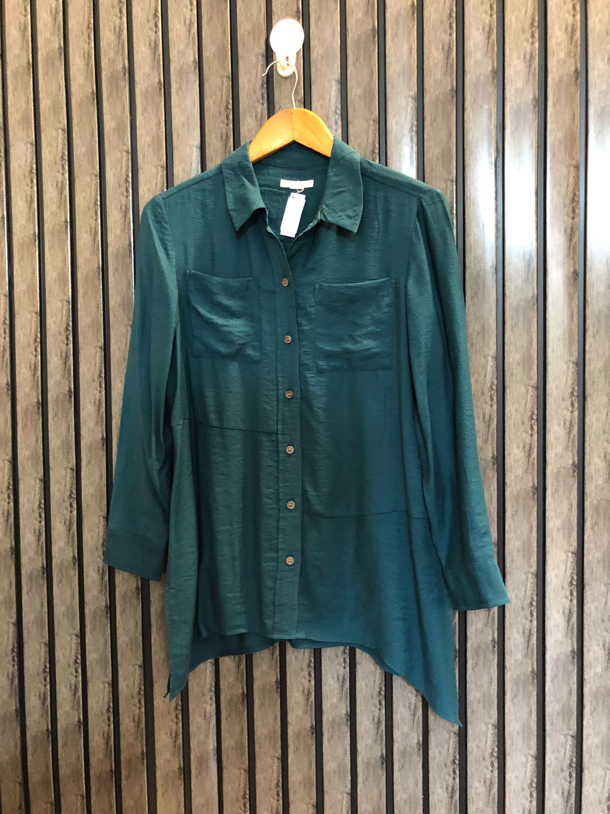 Chest 19  Length 26  Fabric Cotton Silk Stylish Women's Summer Top