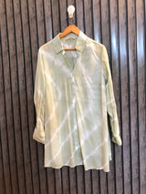 Chest 21  Length 32  Fabric Linen Modern Women's Summer Top