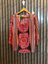 Chest 22  Length 26  Fabric Cotton Ladies Casual Full Sleeve Top