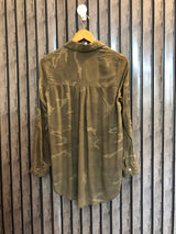 Chest 19  Length 25 To 29  Fabric Linen Women's Comfortable Summer Top