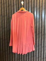 Chest 18  Length 27 To 33  Fabric Linen Women's New Arrival Top