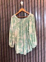 Chest 25  Length 25  Fabric Cotton Silk Women's Fashion Wear Top