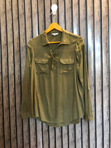 Chest 18  Length 26  Fabric Linen Women's Modern Casual Wear