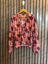 Chest 21  Length 21  Fabric Cotton Women's Casual Outfit Top
