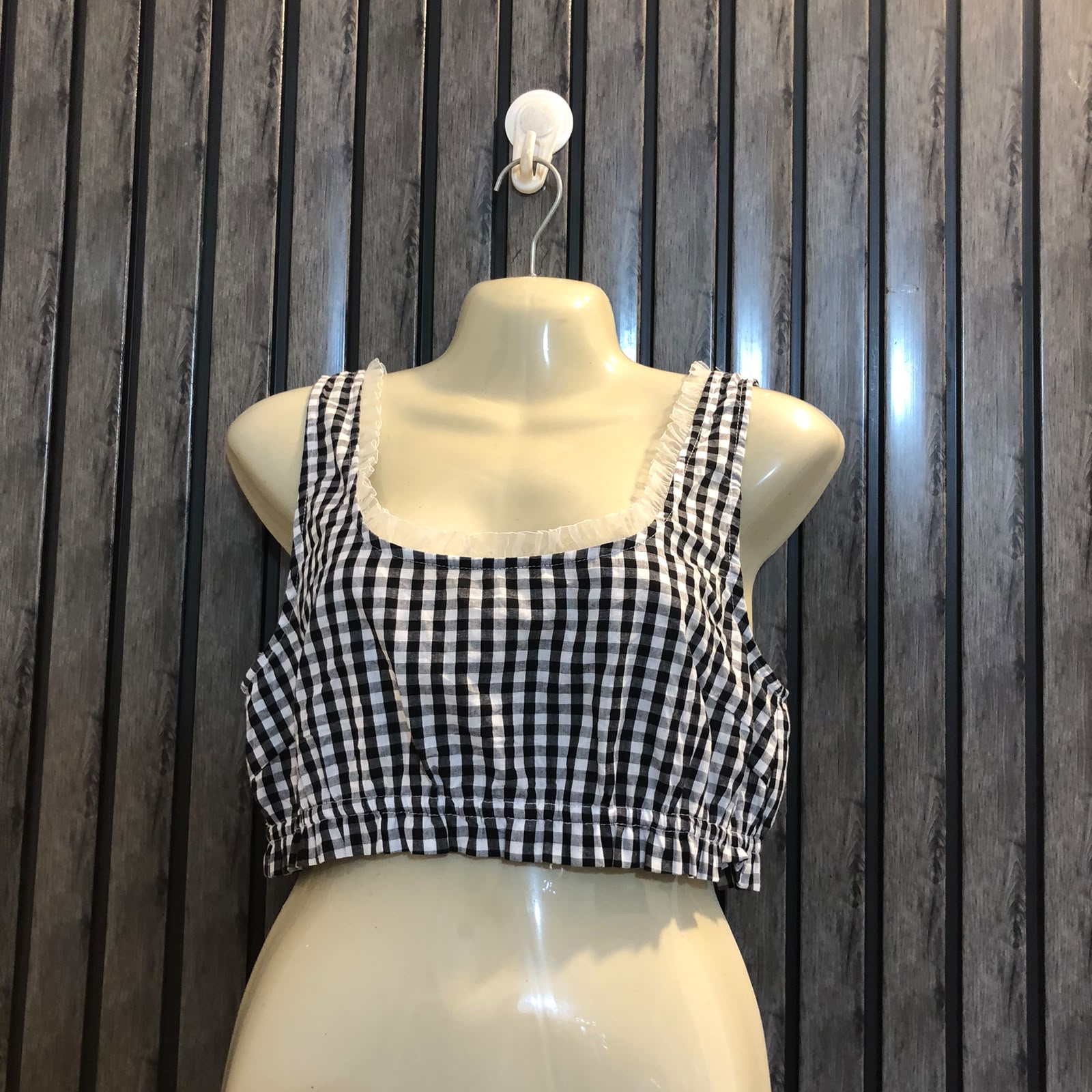Chest Medium  Length 12  Fabric Cotton Western Branded Women's Crop Top
