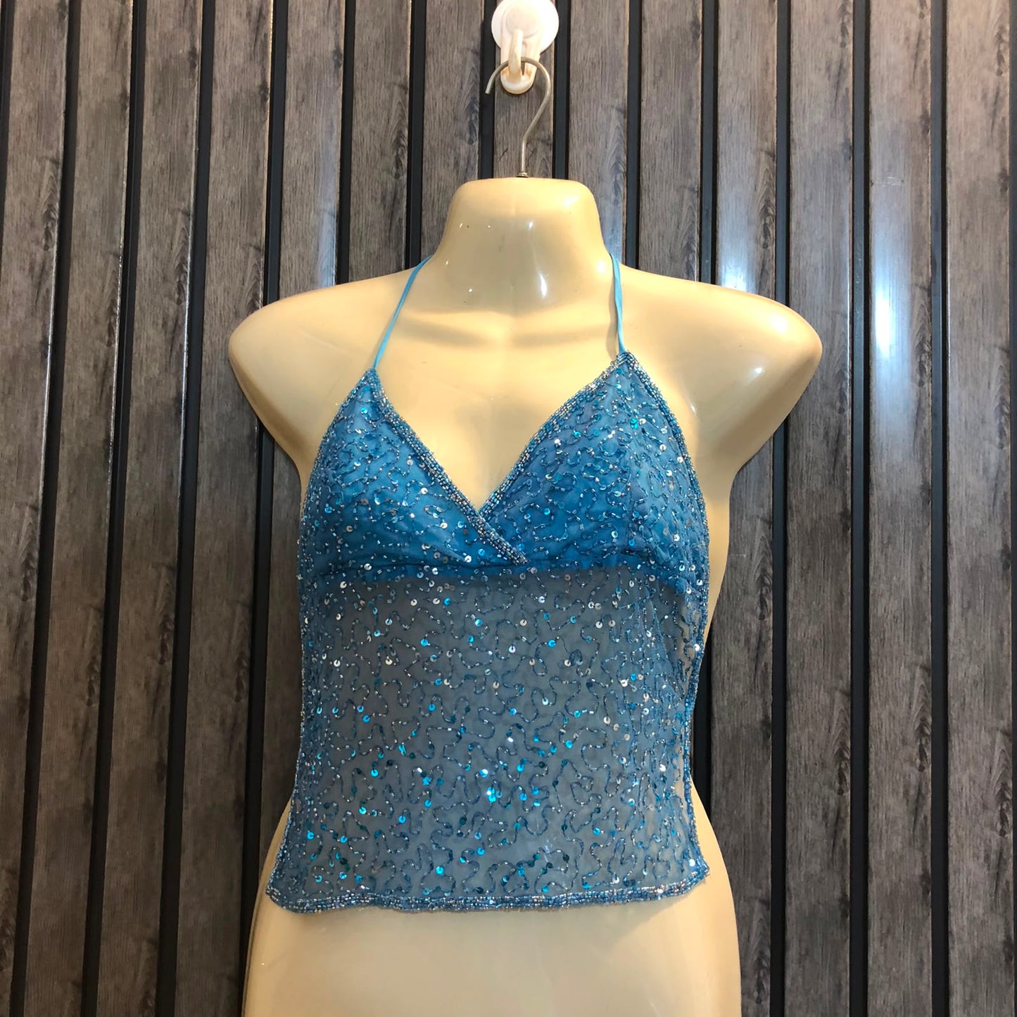 Chest Small  Length 16  Fabric Net Stylish Women's Crop Top