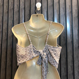 Chest 18  Length 16  Fabric cotton Branded Women's Crop Top